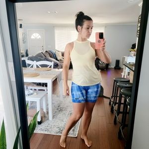 NWOT A New Day Size XS Pale Yellow Linen Top